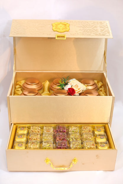 Velvet Briefcase Luxury Gift Box