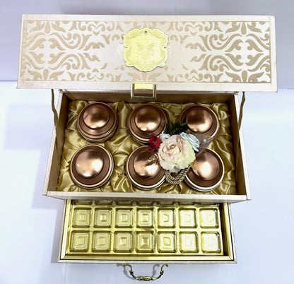 Velvet Briefcase Luxury Gift Box