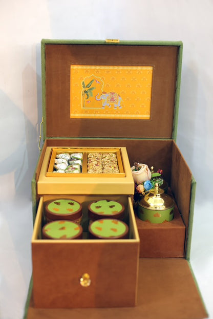 Velvet Cube Corporate Gift Box