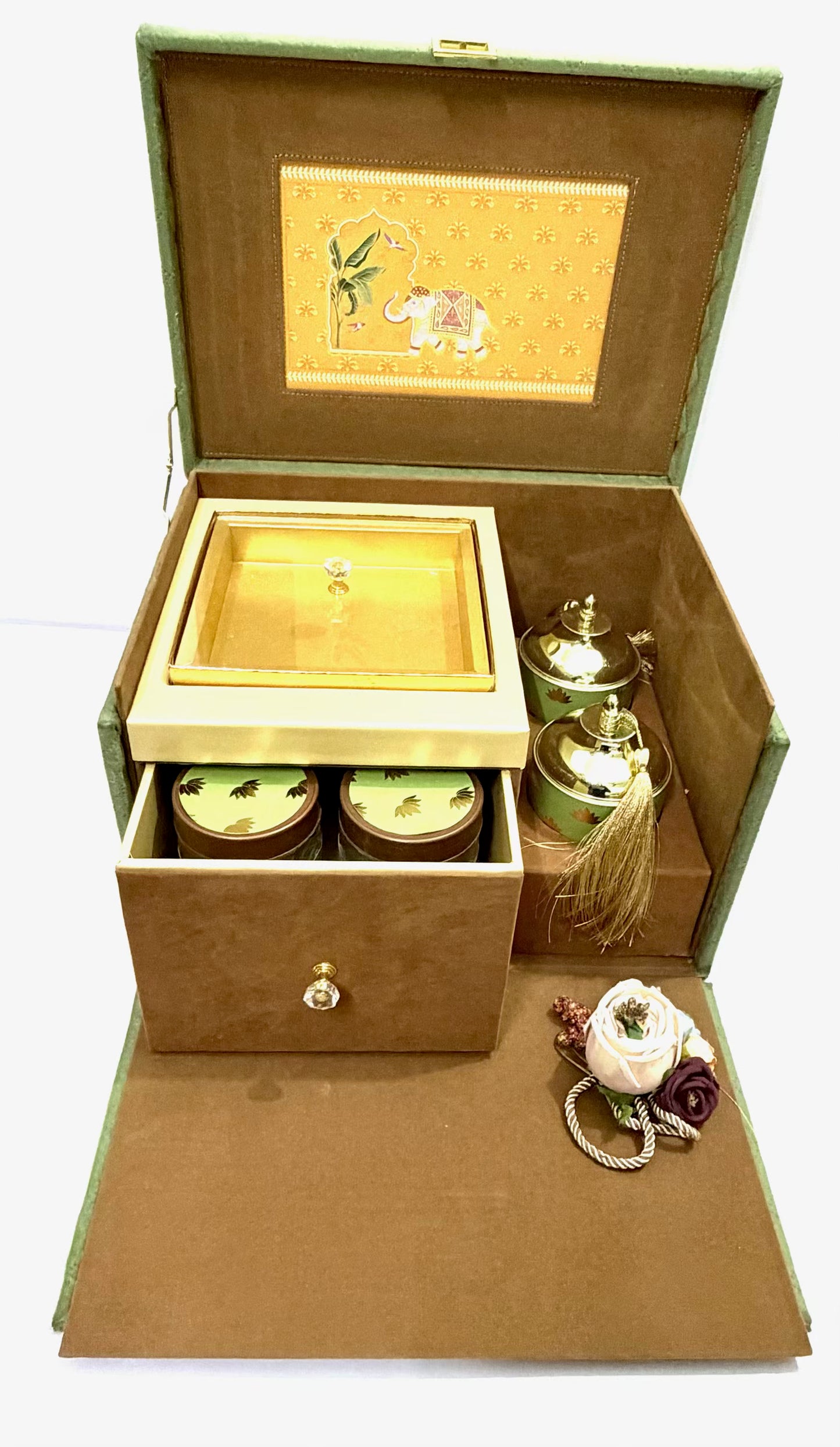 Velvet Cube Corporate Gift Box