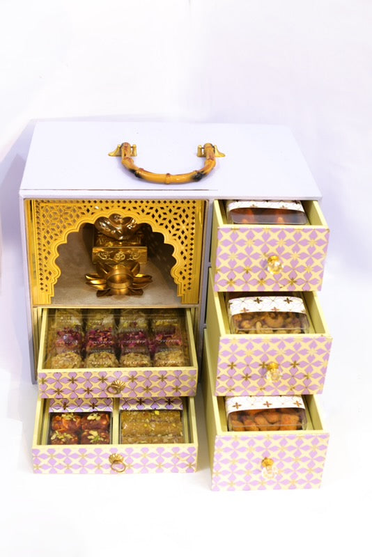 Lavender Ganpati Premium Gift Box