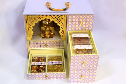 Lavender Ganpati Premium Gift Box