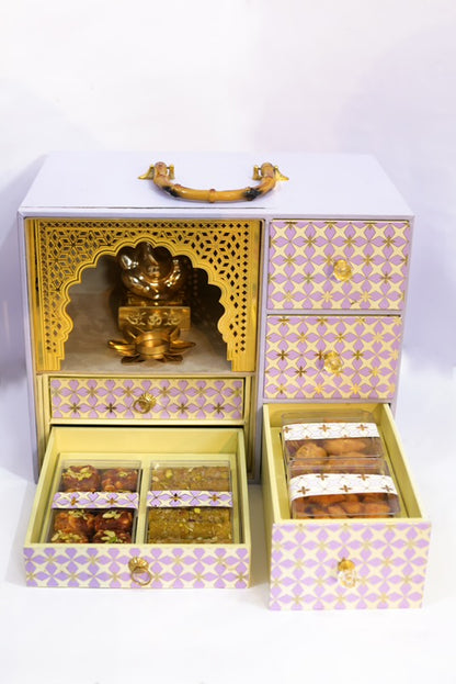 Lavender Ganpati Premium Gift Box
